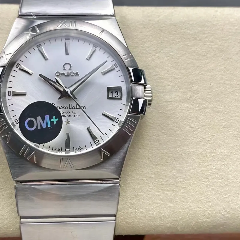 Omega Constellation 123.10.38.21.02.001 Replica - Zilveren Wijzerplaat Roestvrij Staal