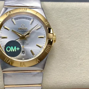 Omega Constellation 123.20.38.22.02.002 Replica - Zilveren Wijzerplaat Roestvrij Staal