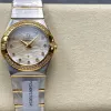 Omega Constellation Uniseks 123.20.27.60.55.005 Replica - Parelmoer Wijzerplaat Roestvrij Staal