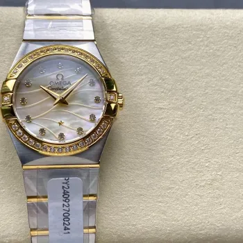 Omega Constellation Uniseks 123.20.27.60.55.005 Replica - Parelmoer Wijzerplaat Roestvrij Staal