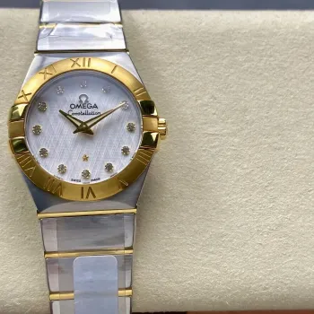 Omega Constellation Uniseks 123.20.27.60.52.001 Replica - Zilveren Wijzerplaat Roestvrij Staal