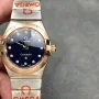 Omega Constellation Dames 131.20.25.60.53.002 Replica - Blauwe Wijzerplaat Roestvrij Staal