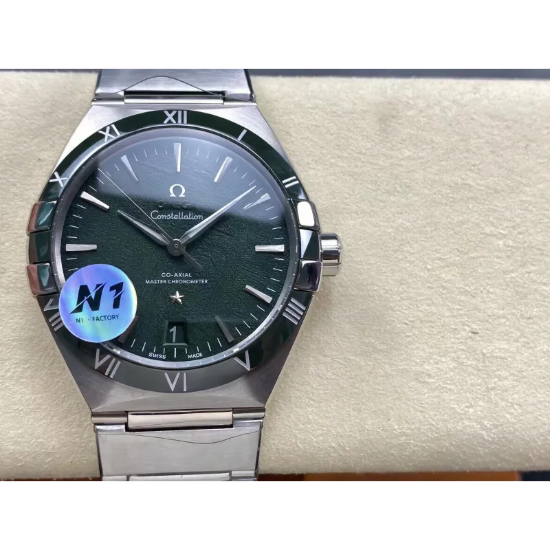 Omega Constellation 131.30.41.21.99.002 Replica - Groene Wijzerplaat Roestvrij Staal