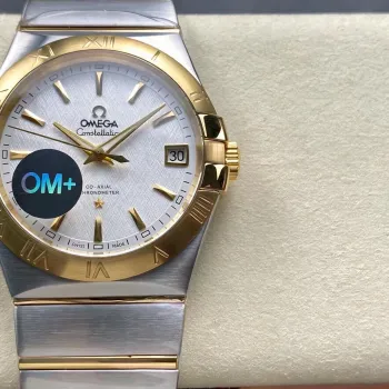 Omega Constellation 123.20.38.21.02.006 Replica - Zilveren Wijzerplaat Roestvrij Staal