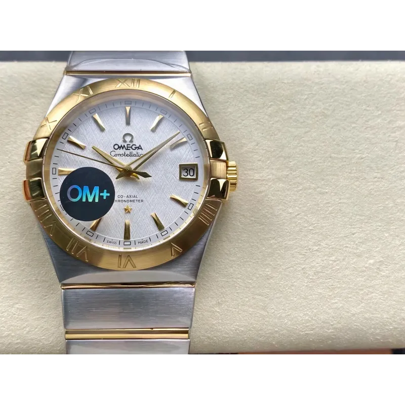 Omega Constellation 123.20.38.21.02.006 Replica - Zilveren Wijzerplaat Roestvrij Staal