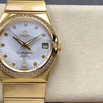 Omega Constellation 123.55.38.21.52.002 Replica - Zilveren Wijzerplaat Tweekleurig