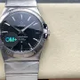 Omega Constellation 123.10.38.21.01.001 Replica - Zwarte Wijzerplaat Roestvrij Staal