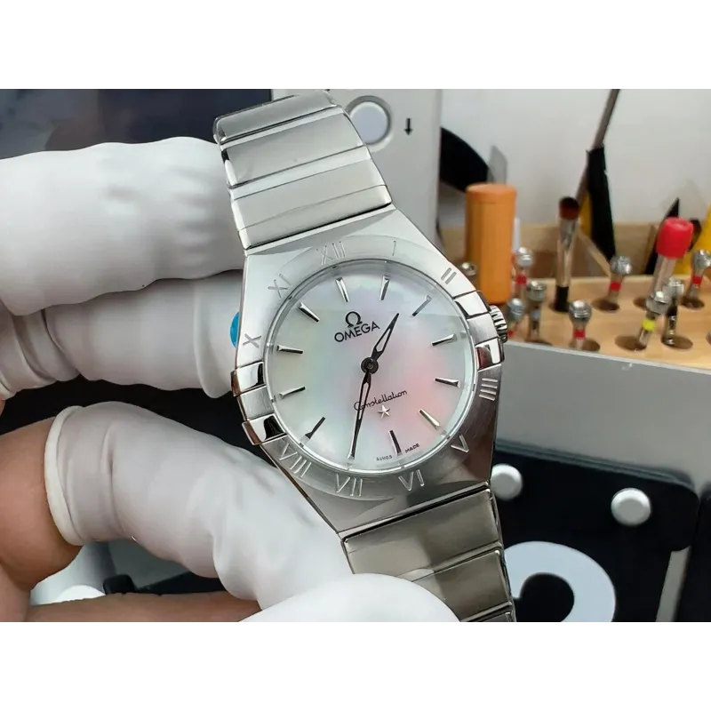 Omega Constellation Uniseks 131.10.25.60.05.001 Replica - Parelmoer Wijzerplaat Roestvrij Staal