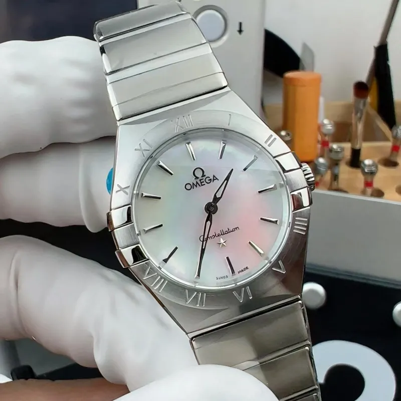 Omega Constellation Uniseks 131.10.25.60.05.001 Replica - Parelmoer Wijzerplaat Roestvrij Staal