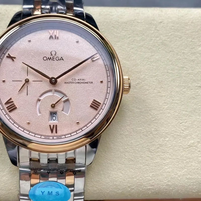 Omega De Ville 434.20.41.21.09.001 Replica - Linen Roestvrij Staal
