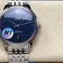 Omega De Ville 434.10.40.20.03.001 Replica - Blauwe Wijzerplaat Roestvrij Staal