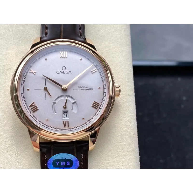 Omega De Ville 434.53.41.21.02.001 Replica - Zilveren Wijzerplaat Tweekleurig