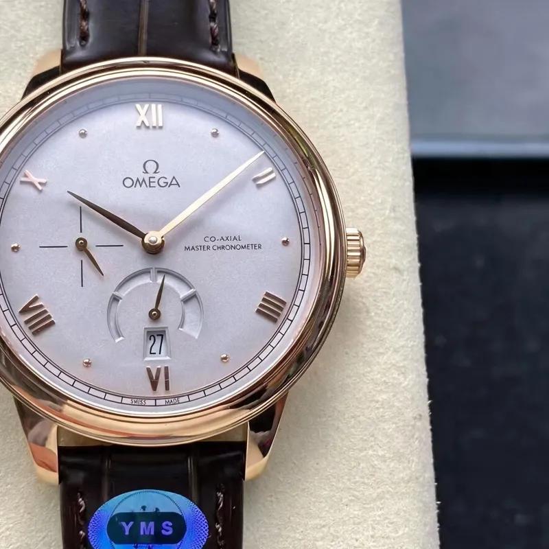 Omega De Ville 434.53.41.21.02.001 Replica - Zilveren Wijzerplaat Tweekleurig
