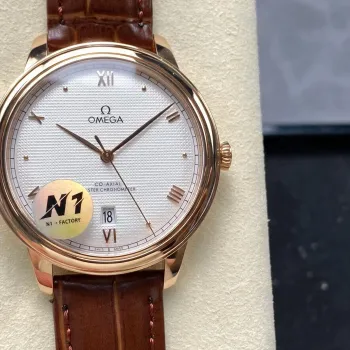 Omega De Ville 434.53.40.20.02.001 Replica - Zilveren Wijzerplaat Tweekleurig