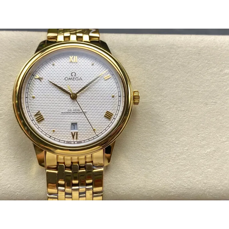 Omega De Ville 434.53.40.20.02.002 Replica - Zilveren Wijzerplaat Tweekleurig