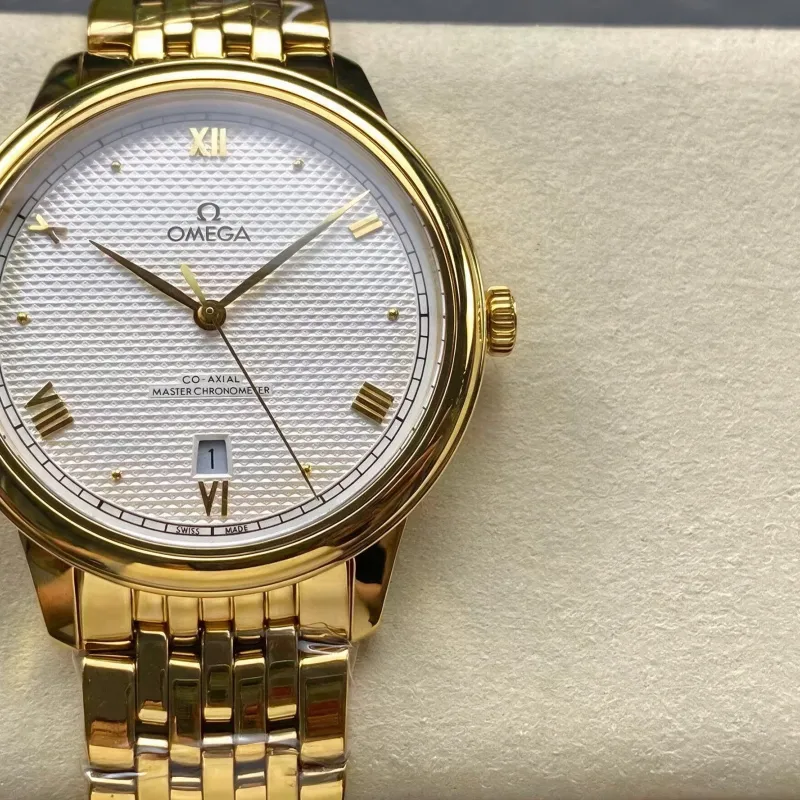 Omega De Ville 434.53.40.20.02.002 Replica - Zilveren Wijzerplaat Tweekleurig