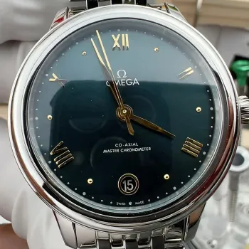 Omega De Ville Dames 434.10.34.20.10.001 Replica - Groene Wijzerplaat Roestvrij Staal
