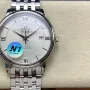 Omega De Ville 424.10.40.20.02.003 Replica - Zilveren Wijzerplaat Roestvrij Staal