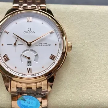 Omega De Ville 434.53.41.21.02.001 Replica - Zilveren Wijzerplaat Tweekleurig