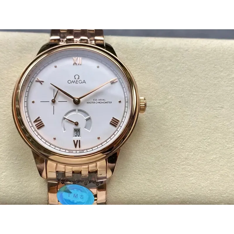 Omega De Ville 434.53.41.21.02.001 Replica - Zilveren Wijzerplaat Tweekleurig