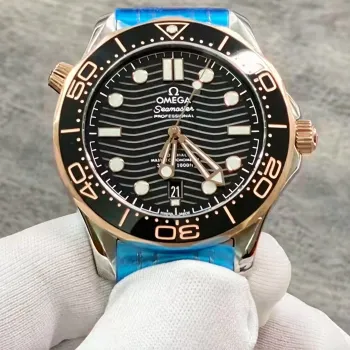 Omega Seamaster Diver 300M 210.20.42.20.01.001 Replica - Zwarte Wijzerplaat Tweekleurig