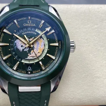Omega Seamaster 220.32.43.22.10.001 Replica - Groene Wijzerplaat Roestvrij Staal
