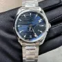 Omega Seamaster 220.10.41.21.03.001 Replica - Blauwe Wijzerplaat Roestvrij Staal