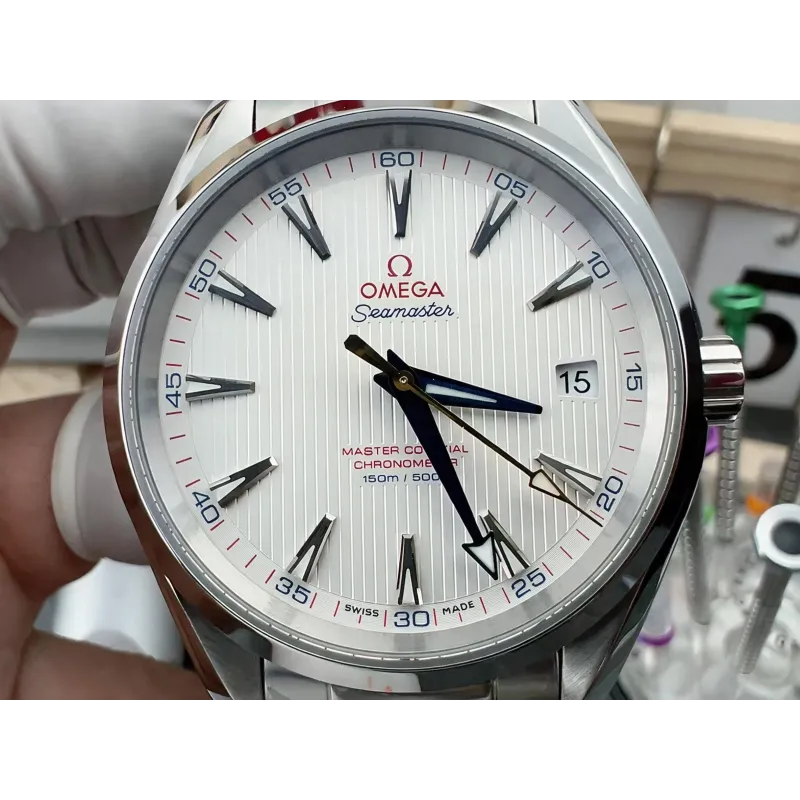 Omega Seamaster 231.10.42.21.02.004 Replica - Zilveren Wijzerplaat Roestvrij Staal