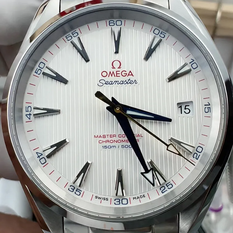 Omega Seamaster 231.10.42.21.02.004 Replica - Zilveren Wijzerplaat Roestvrij Staal
