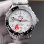Omega Seamaster 210.30.42.20.04.001 Replica - Witte Wijzerplaat Geribbelde Lunette