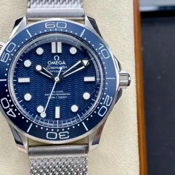 Omega Seamaster Diver 300M 210.30.42.20.03.002 Replica - Blauwe Wijzerplaat Roestvrij Staal