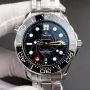 Omega Seamaster 210.22.42.20.01.004 Replica - Zwarte Wijzerplaat Geribbelde Lunette