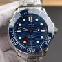 Omega Seamaster 210.30.42.20.03.001 Replica - Blauwe Wijzerplaat Geribbelde Lunette