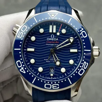 Omega Seamaster 210.32.42.20.03.001 Replica - Blauwe Wijzerplaat Roestvrij Staal