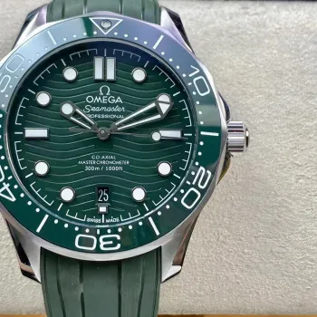 Omega Seamaster Diver 300M 210.32.42.20.10.001 Replica - Groene Wijzerplaat Roestvrij Staal