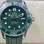 Omega Seamaster Diver 300M 210.32.42.20.10.001 Replica - Groene Wijzerplaat Roestvrij Staal