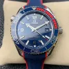 Omega Seamaster Planet Ocean PyeongChang 2018 522.32.44.21.03.001 Replica - Blauwe Wijzerplaat