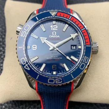 Omega Seamaster Planet Ocean PyeongChang 2018 522.32.44.21.03.001 Replica - Blauwe Wijzerplaat