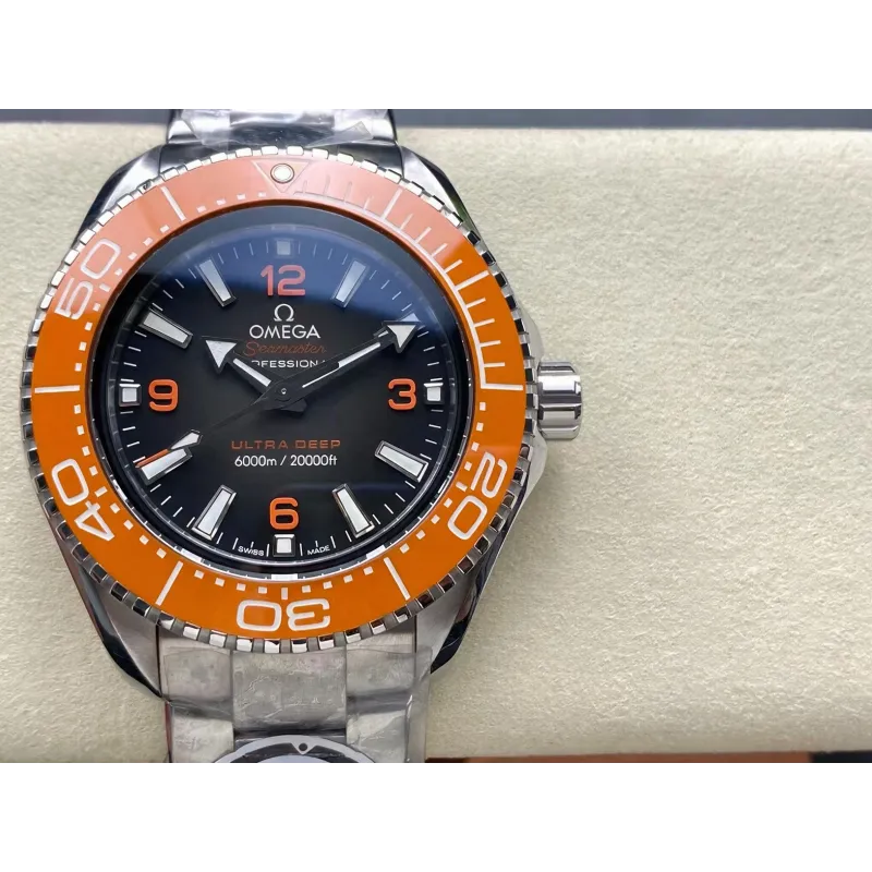 Omega Seamaster 215.30.46.21.06.001 Replica - Grijze Wijzerplaat Geribbelde Lunette