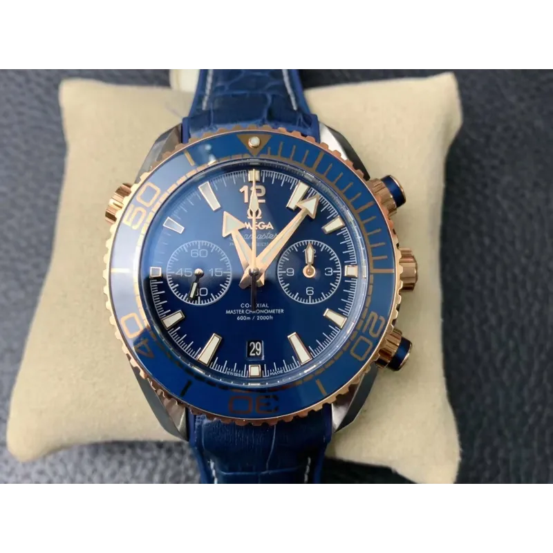 Omega Seamaster Planet Ocean 600M Chronograph 215.23.46.51.03.001 Replica - Blauwe Wijzerplaat