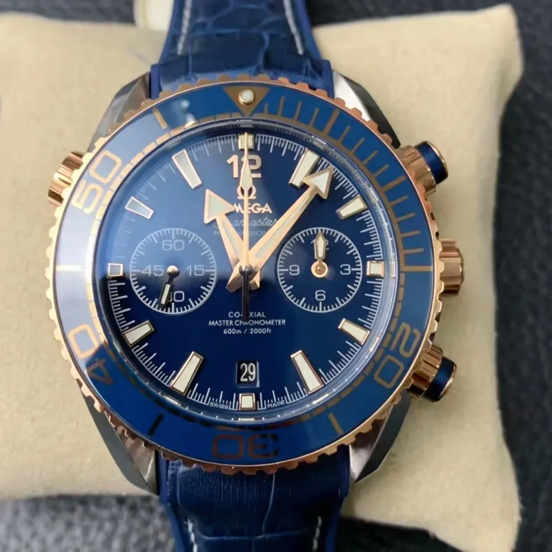 Omega Seamaster Planet Ocean 600M Chronograph 215.23.46.51.03.001 Replica - Blauwe Wijzerplaat