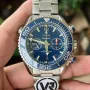 Omega Seamaster 215.30.46.51.03.001 Replica - Blauwe Wijzerplaat Geribbelde Lunette