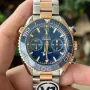 Omega Seamaster 215.20.46.51.03.001 Replica - Blauwe Wijzerplaat Geribbelde Lunette