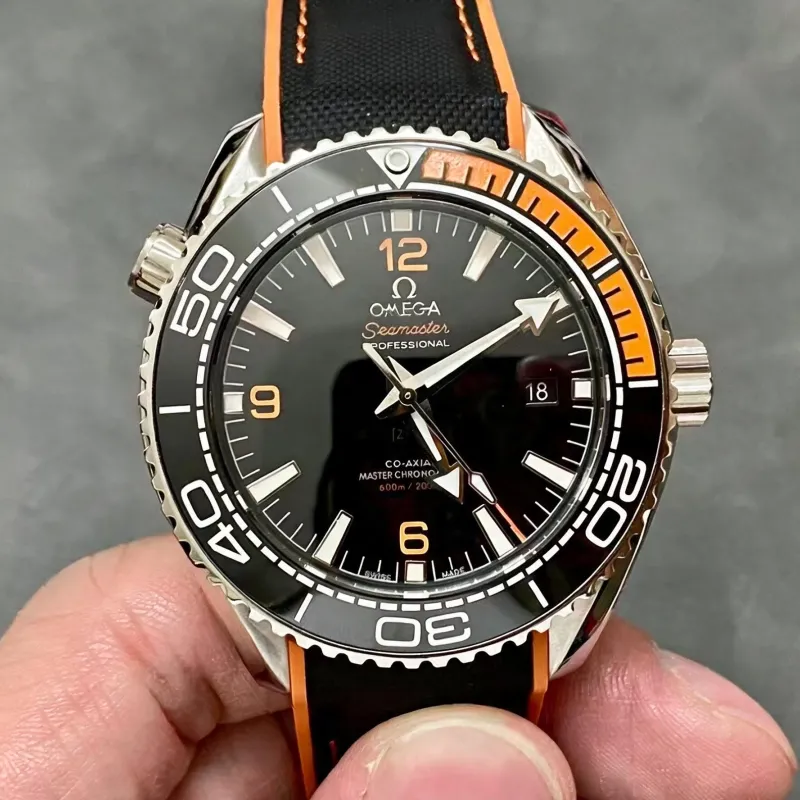Omega Speedmaster Planet Ocean 600M 215.32.44.21.01.001 Replica - Zwarte Wijzerplaat