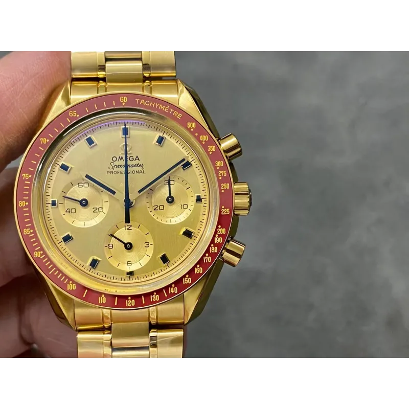 Omega Speedmaster 310.60.42.50.99.001 Replica - Champagne Wijzerplaat Goud