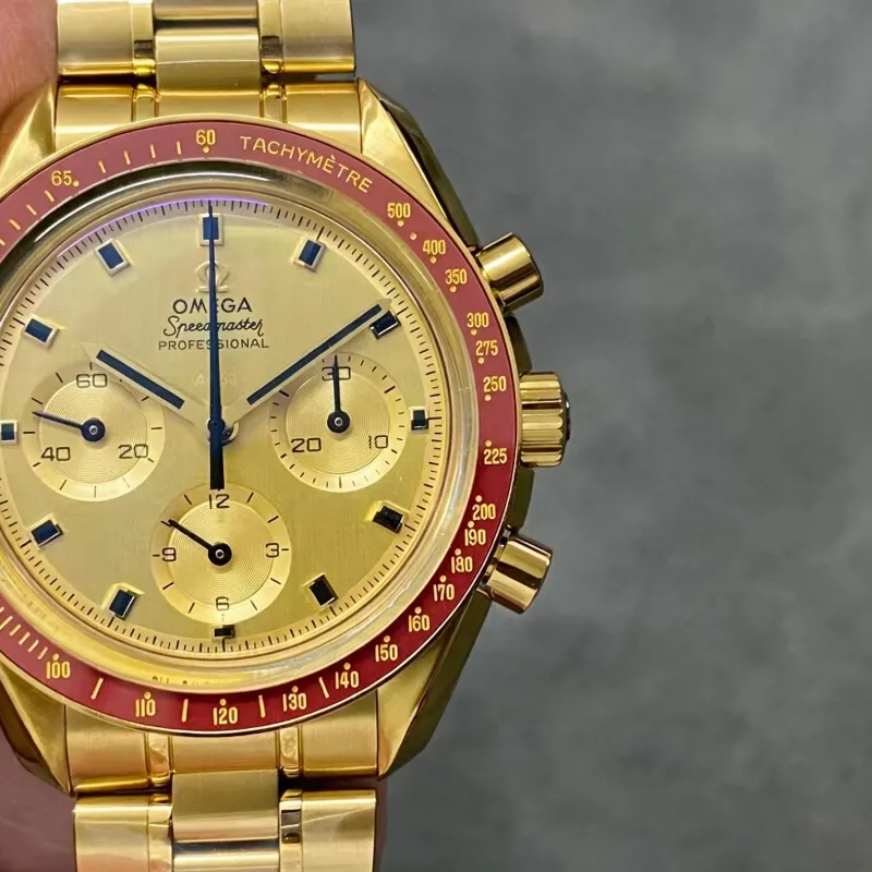 Omega Speedmaster 310.60.42.50.99.001 Replica - Champagne Wijzerplaat Goud