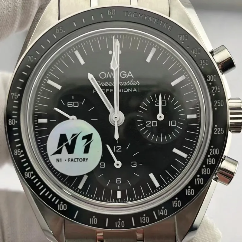 Omega Speedmaster Moonwatch Professional 310.30.42.50.01.001 Replica - Zwarte Wijzerplaat Roestvrij Staal