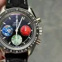 Omega Speedmaster From the Moon to Mars 3577.50.00 Replica - Zwarte Wijzerplaat Roestvrij Staal