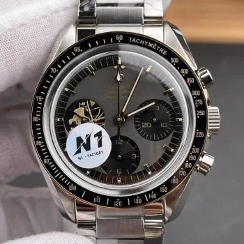 Omega Speedmaster Moonwatch Apollo 11 50th Anniversary 310.20.42.50.01.001 Replica - Zwarte Wijzerplaat Tweekleurig