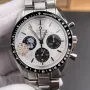 Omega Speedmaster Snoopy 310.32.42.50.02.001 Replica - Zilveren Wijzerplaat Tachymeter Lunette